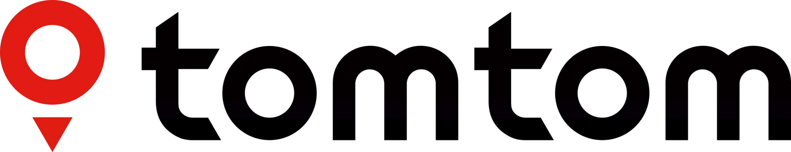 Logo firmy TomTom.