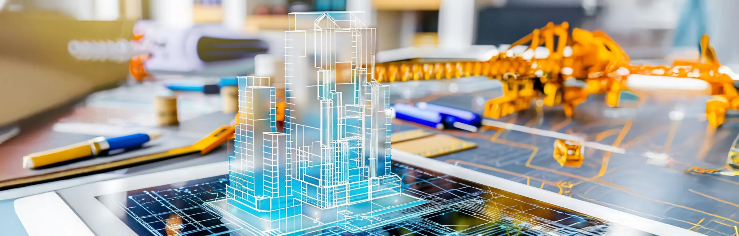 Projekt budynku 3D.